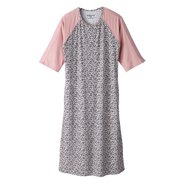 Silverts Recovery Nightgown with Side Snaps