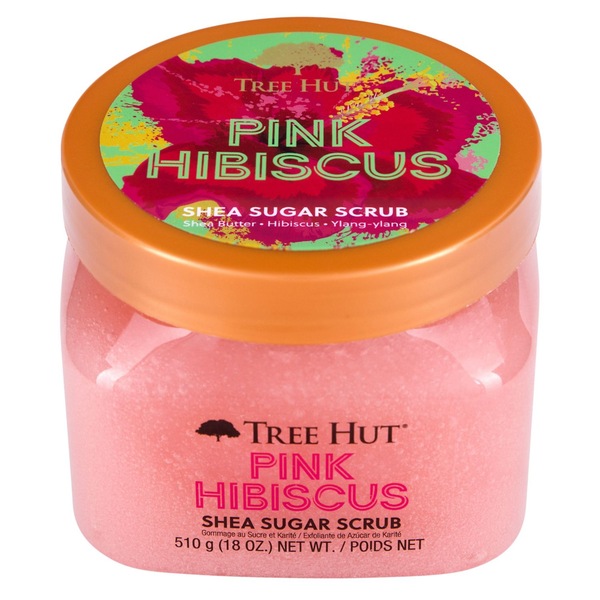 Tree Hut Pink Hibiscus Shea Sugar Scrub, 18 OZ