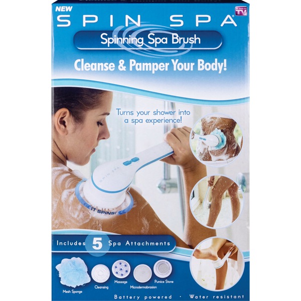 Spin Spa Body Brush with 5 Attachments