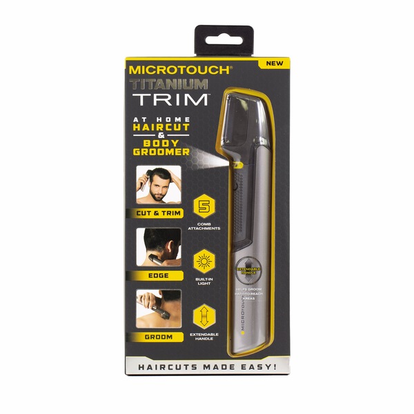 Microtouch Titanium Trim At Home Haircut & Body Groomer