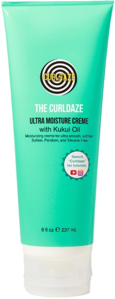 Curldaze Ultra Moisture Creme with Kukui Oil, 8 OZ