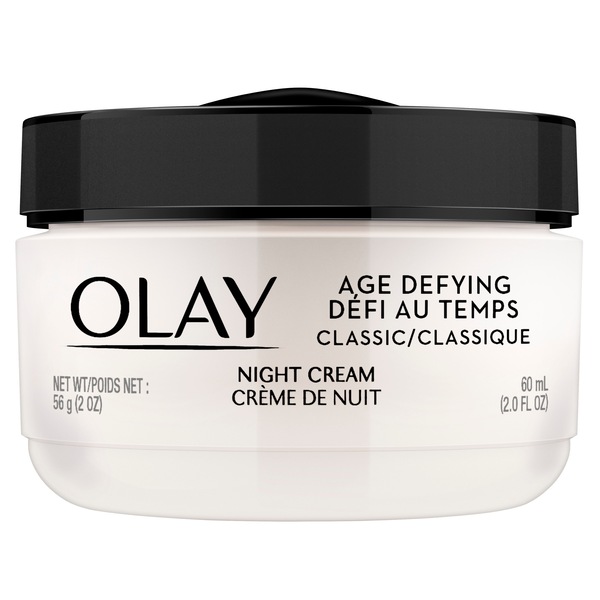 Olay Age Defying Classic - Crema de noche, hidratante facial, 2 oz
