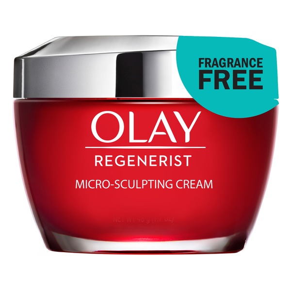 Olay Regenerist Micro-Sculpting Cream - Hidratante facial sin fragancia, 1.7 oz