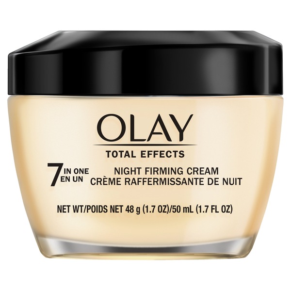 Olay Total Effects Night Firming Cream Face Moisturizer, 1.7 OZ