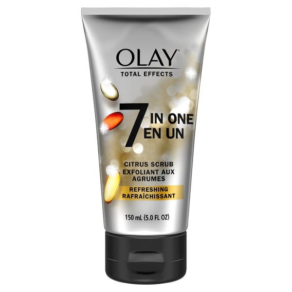 Olay Total Effects Refreshing Citrus Scrub Facial Cleanser, 5 OZ