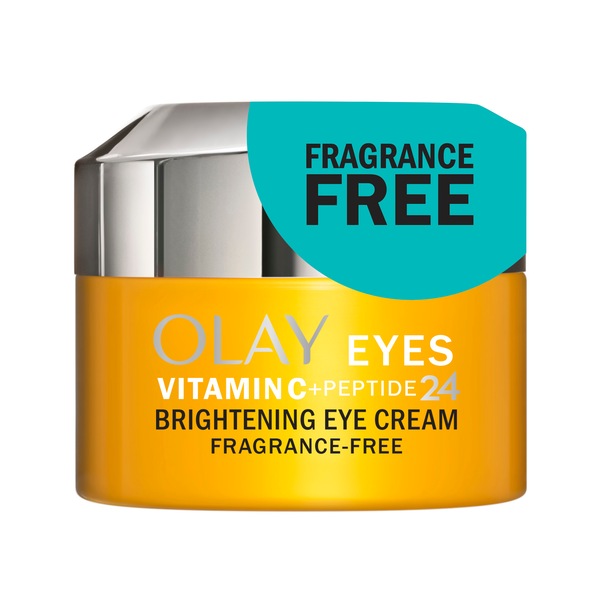 Olay Vitamin C + Peptide 24 Eye Cream, Fragrance-Free, 0.5 OZ