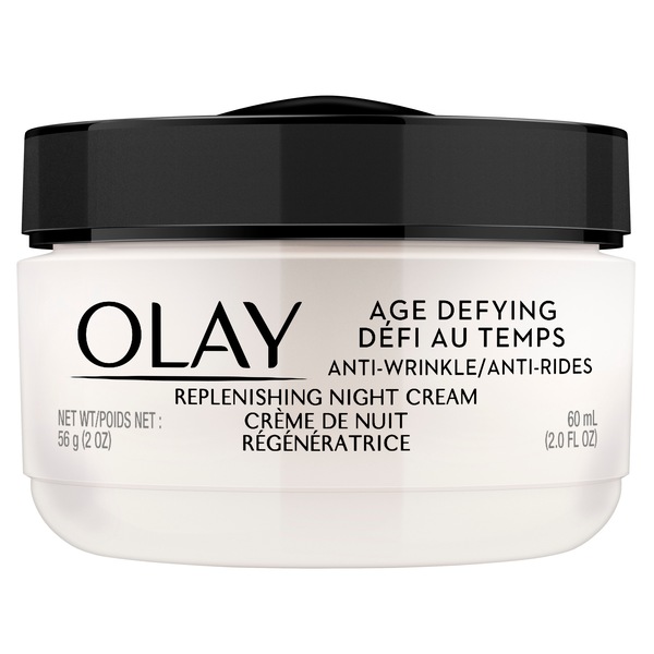 Olay Age Defying - Crema antiarrugas de uso nocturno, 2 oz