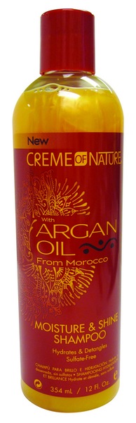 Creme of Nature Argan Oil Moisture & Shine Shampoo, 12 OZ