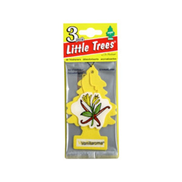 Little Trees Air Fresheners, Vanillaroma, 3 ct