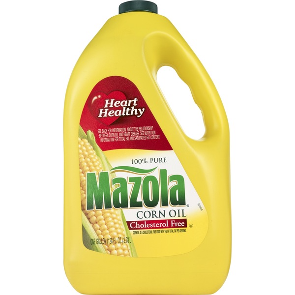 Mazola Heart Healthy Cooking Oil, Corn, 128 OZ