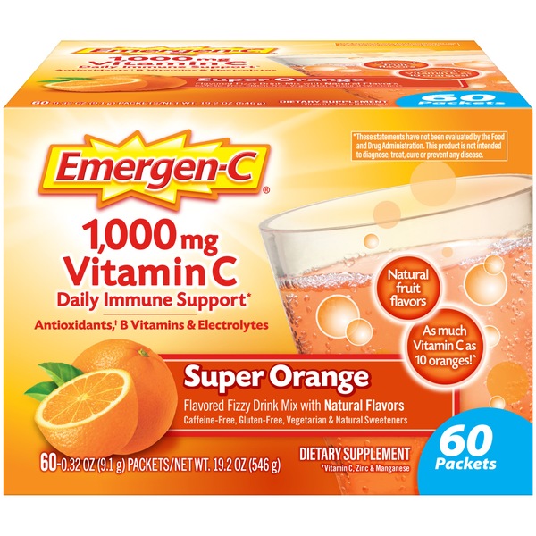 Emergen-C - Polvo con vitamina C, 1000 mg