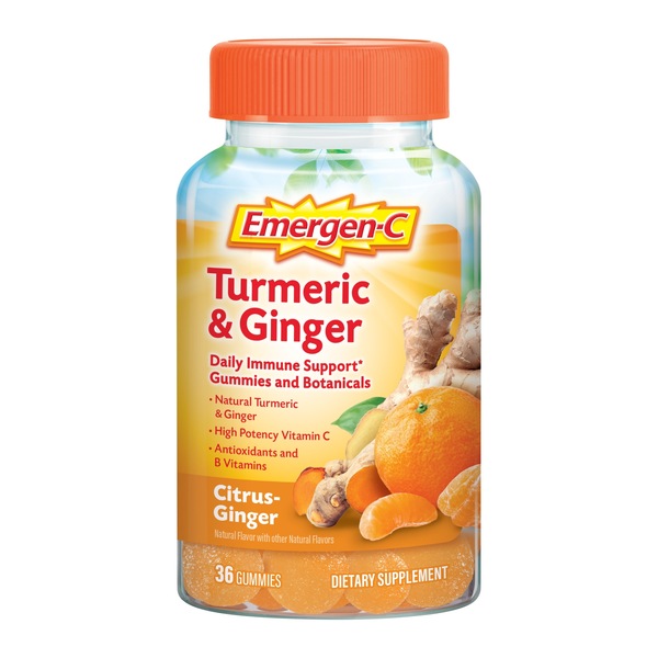 Emergen-C Citrus-Ginger Gummies, 36 CT