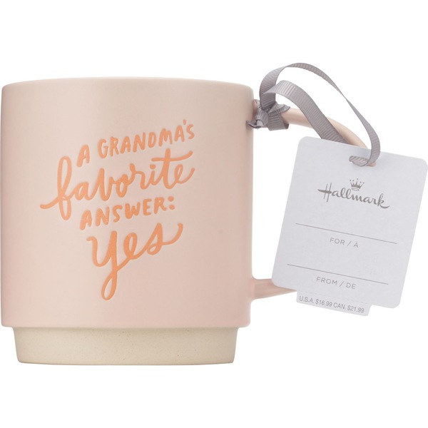 Hallmark Grandma's Favorite Answer Mug, 16 oz