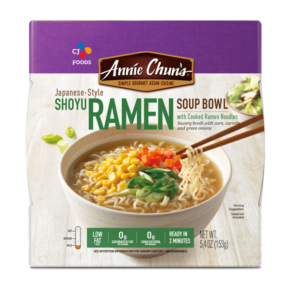 Annie Chun's Japanese-Style Spicy Miso Ramen Soup Bowl, 5.4 oz