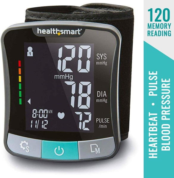 HealthSmart Premium Series Talking Universal Wrist Blood Pressure Monitor