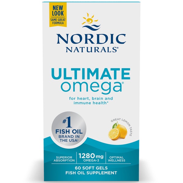 Nordic Naturals Ultimate Omega Supplement, 60 CT