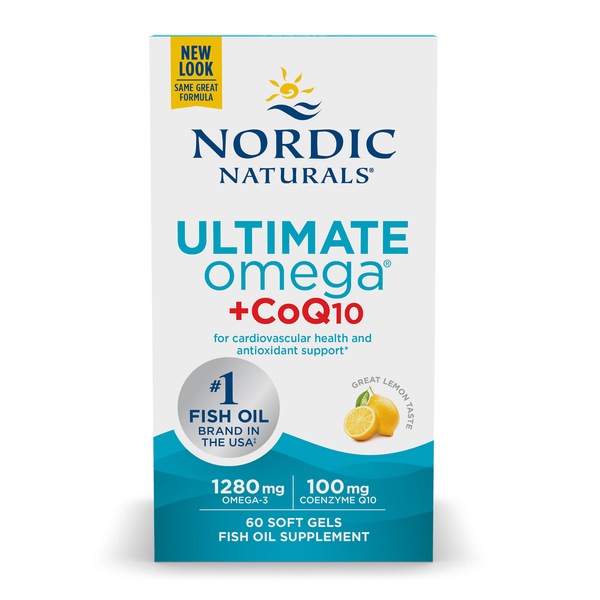 Nordic Naturals Ultimate Omega + CoQ10, 60 CT