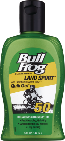 Bull Frog Water Armor Sport Quik Gel Sunscreen, 5 OZ