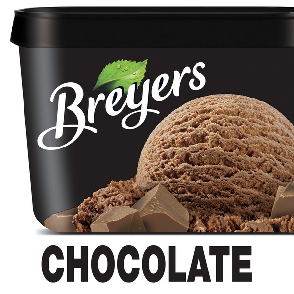 Breyers Ice Cream, Chocolate Made with Fresh Cream & Rich Cocoa, 48 OZ