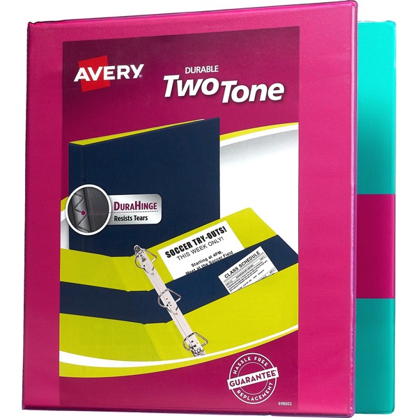 Avery Durable Two-Tone Binder, 1-Inch