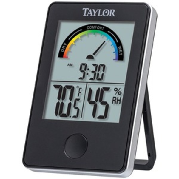 Taylor Precision Products Indoor Digital Comfort Level Station With Hydrometer