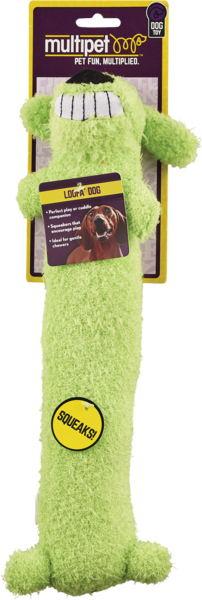 Multipet Loofa Dog Toy, Medium Size, Assorted Colors