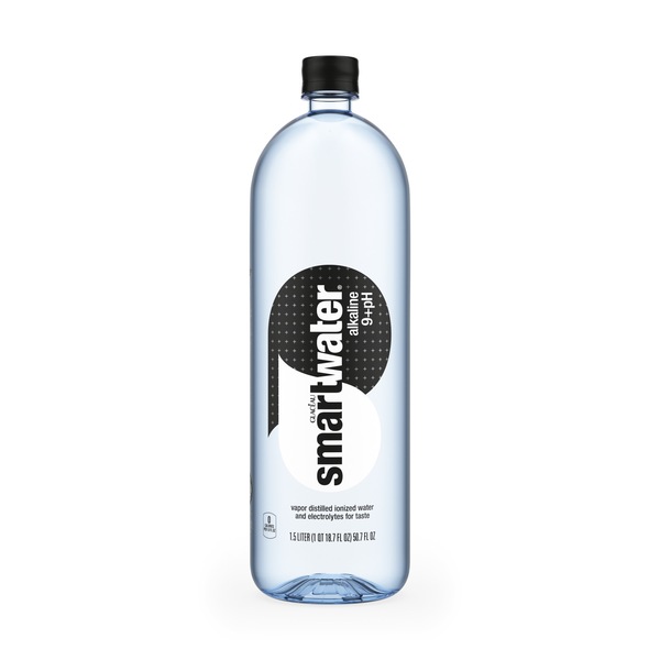 smartwater alkaline bottle, 1.5 Liters