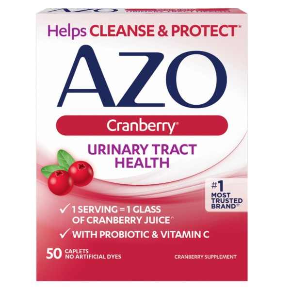 AZO Cranberry Urinary Tract Health Tablets, 50 CT