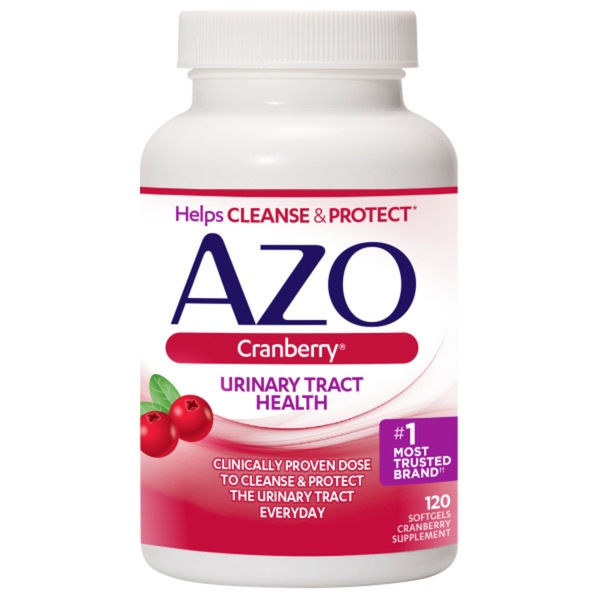 AZO Urinary Tract Health Dietary Supplement, Cranberry Softgels, 120 CT