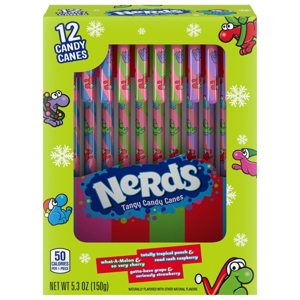 Nerds Tangy Candy Canes, 12 ct, 5.3 oz