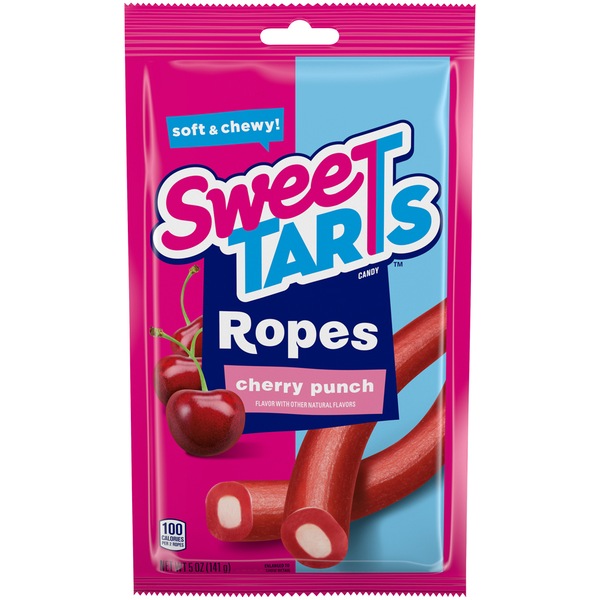 SweeTarts Soft & Chewy Ropes, Cherry Punch, 5 oz