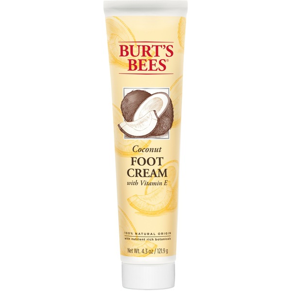 Burt's Bees Coconut Oil Foot Cream, 4.3 Oz