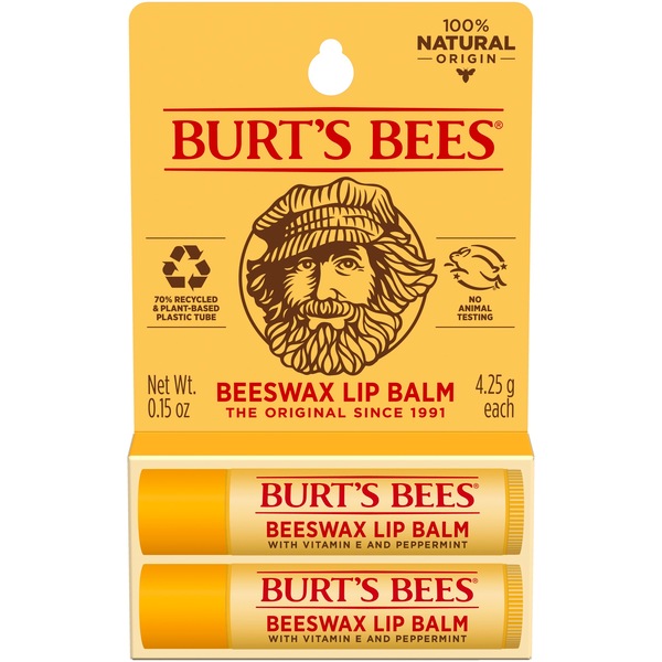 Burt's Bees - Paquete de bálsamos labiales