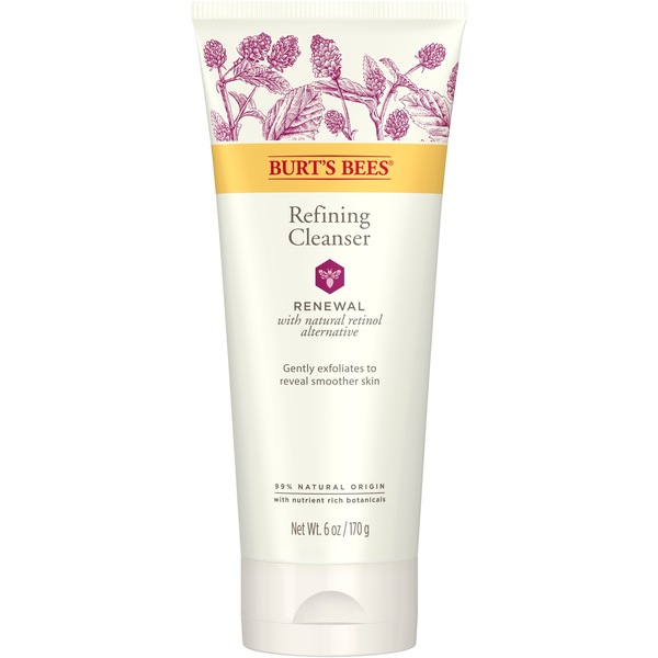 Burt's Bees Renewal Refining Cleanser, Firming Face Wash, 6 OZ