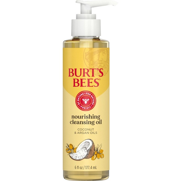 Burt's Bees 100% Natural Facial Cleansing Oil for Normal to Dry Skin, 6 OZ