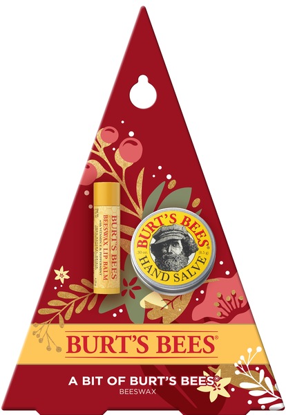 Burt's Bees A Bit of Burt's Bees Original Beeswax Lip Balm and Hand Salve Holiday Gift Set