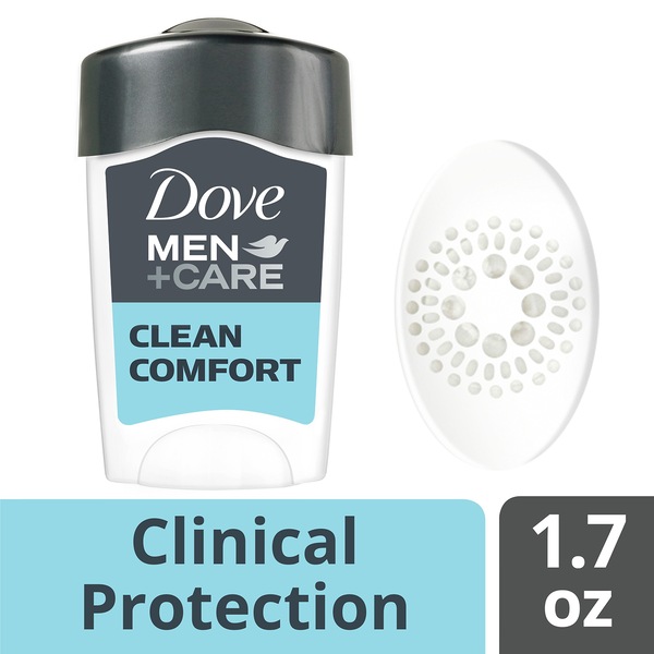 Dove Men+Care Ultimate 96-Hour Clinical Protection Antiperspirant Stick, Clean Comfort, 1.7 OZ