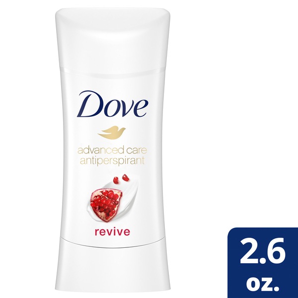 Dove Advanced Care 48-Hour Antiperspirant & Deodorant Stick, Revive, 2.6 OZ