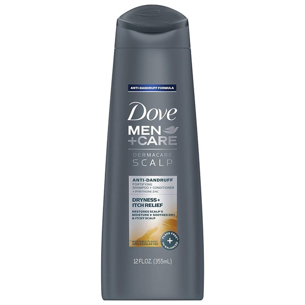Dove Men+Care Dermacare Scalp Anti-Dandruff 2-in-1 Shampoo and Conditioner, 12 OZ
