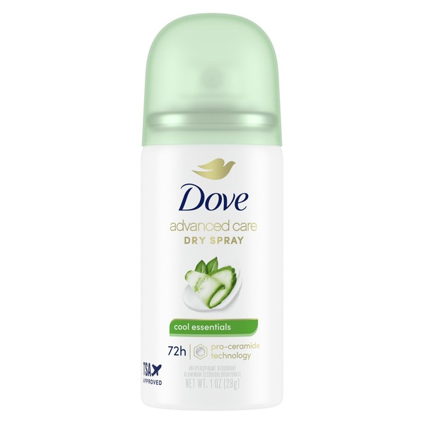 Dove Advanced Care 48-Hour Antiperspirant & Deodorant Dry Spray, 1 OZ