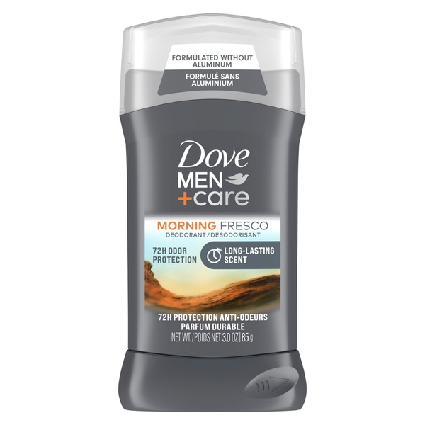 Dove Men+Care 72-Hour Deodorant Stick, Morning Fresco, 3 OZ