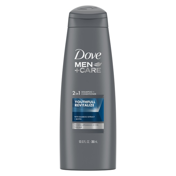 Dove Men+Care Youthfull Revitalize 2-in-1 Thickening Shampoo and Conditioner