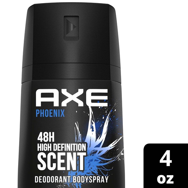 AXE Phoenix 48-Hour Deodorant Body Spray, Crushed Mint & Rosemary, 4 OZ