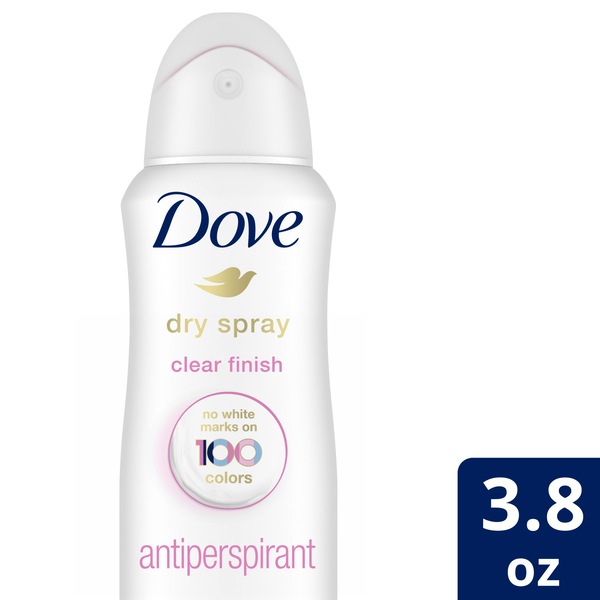 Dove Advanced Care 48-Hour Antiperspirant & Deodorant Dry Spray, Clear Finish, 3.8 OZ
