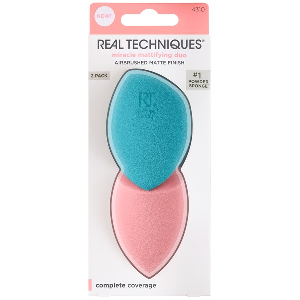 Real Techniques Miracle Mattifying Makeup Sponge Duo