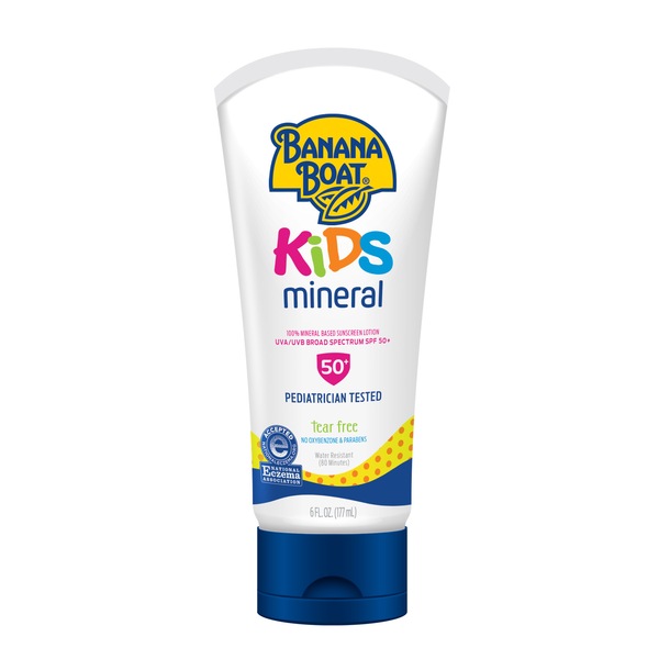 Banana Boat Simply Protect Kids Sunscreen Lotion, SPF 50+, 6 OZ