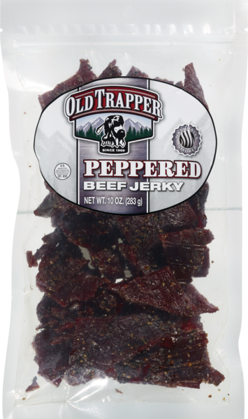 Old Trapper Peppered Beef Jerky, 10 oz