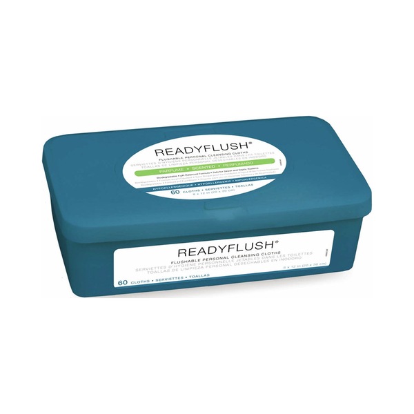 ReadyFlush Biodegradable scented wipes