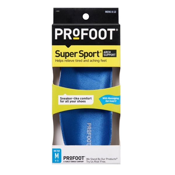 Profoot Super Sport Arch Support, Men's Size 8-13