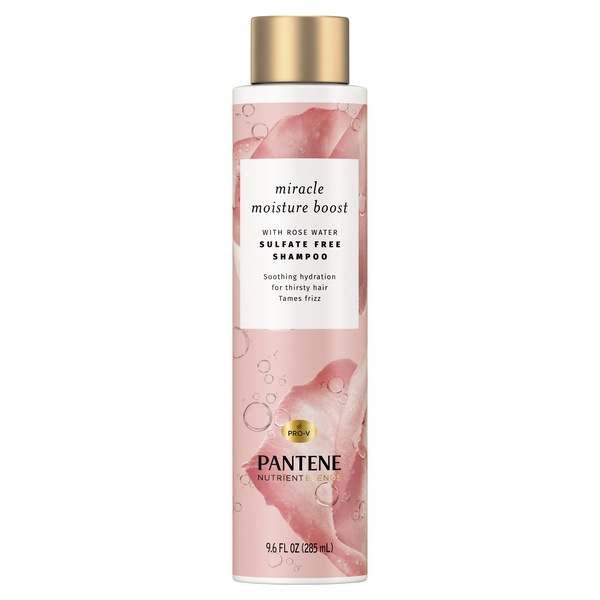 Pantene Nutrient Blends Miracle Moisture Boost Shampoo with Rose Water